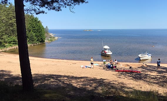 Båtar i Rövarsands vik