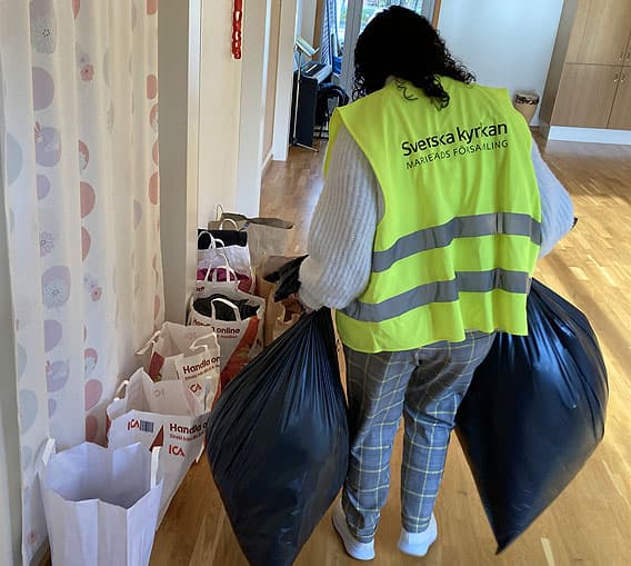 Inlämning av kläder