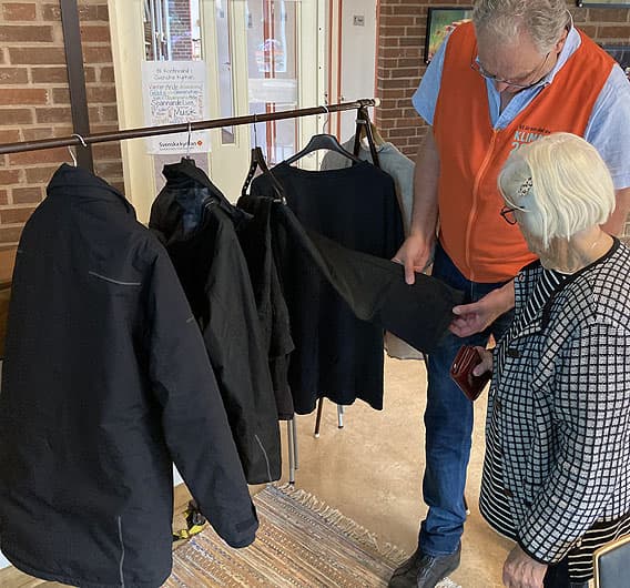 Utställning med hållbara kläder