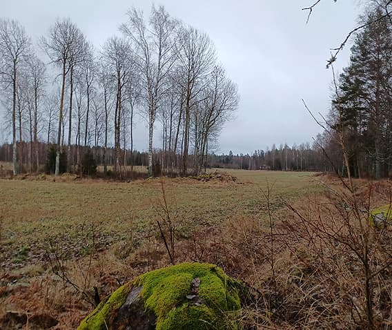 Vy mot Korstorp från den stora vägen