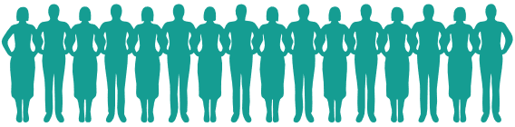 Kraftsamlingsnätverkets logga med 8 par som krokar arm