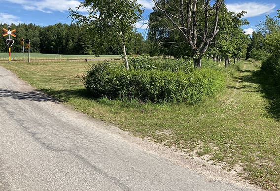 En traktorväg