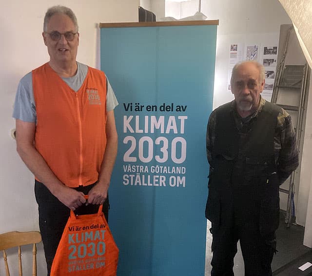 Jan och Mats vid Klimat 2030-rollup